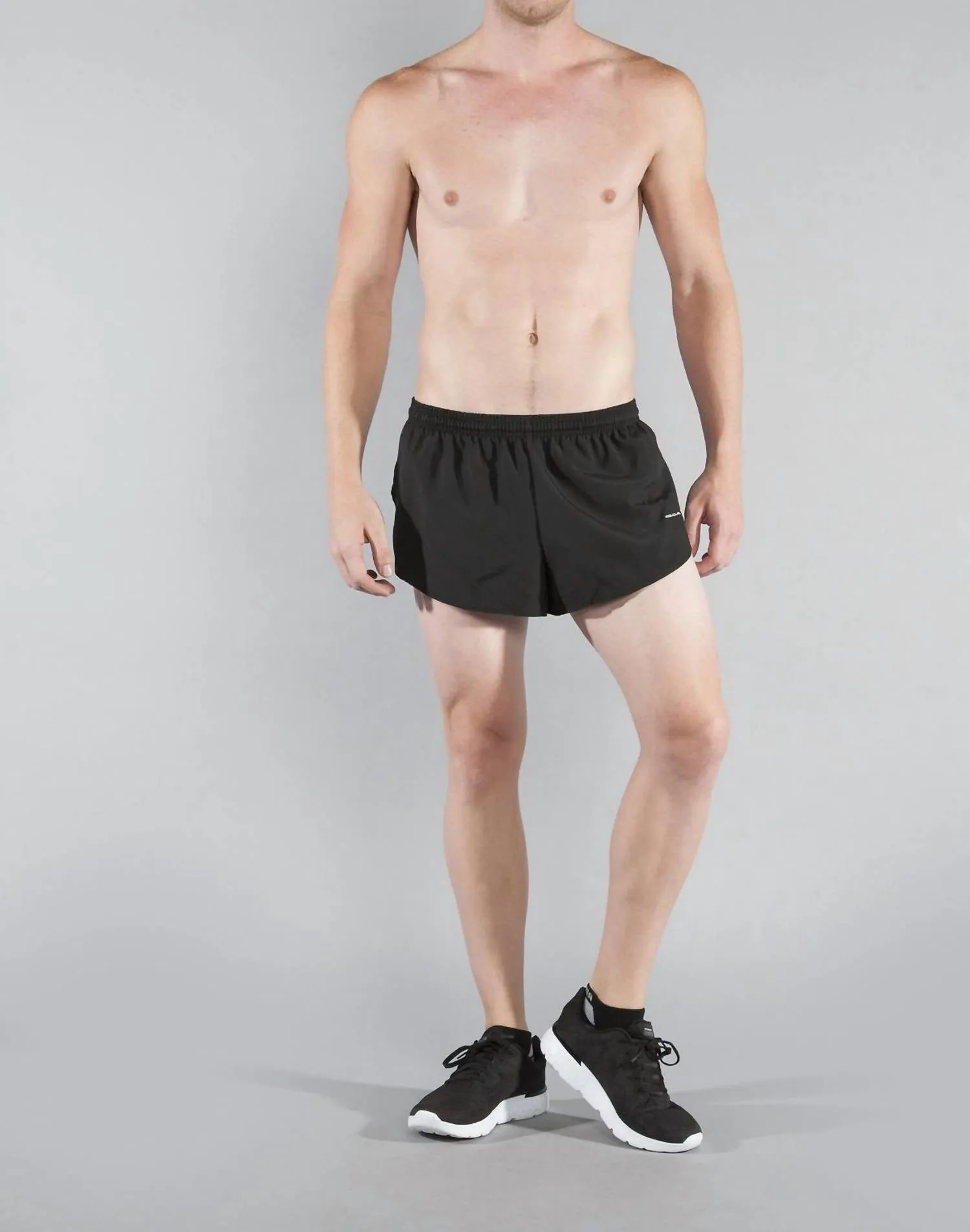 1" Elite Split Short In Black