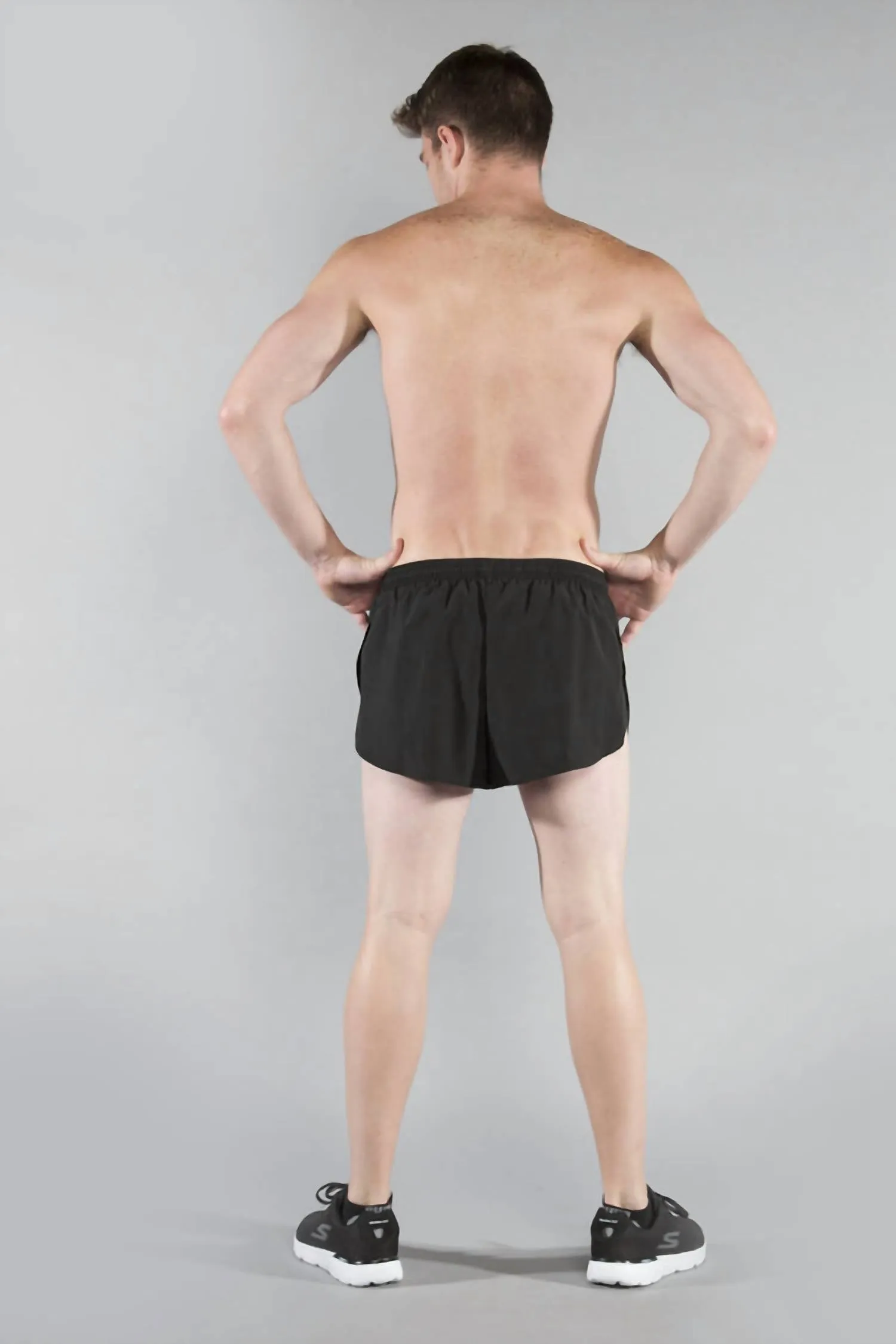 1" Elite Split Short In Black