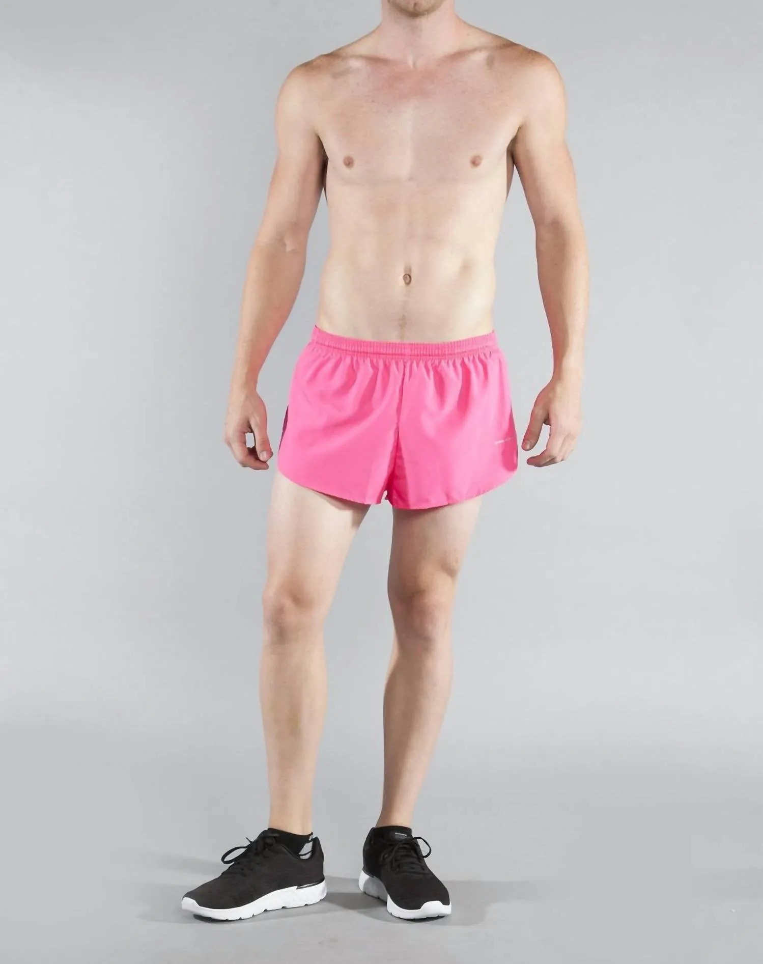 1" Elite Split Short In Hot Pink