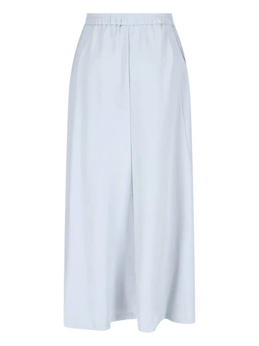 3-Stripes" Maxi Skirt  Blue