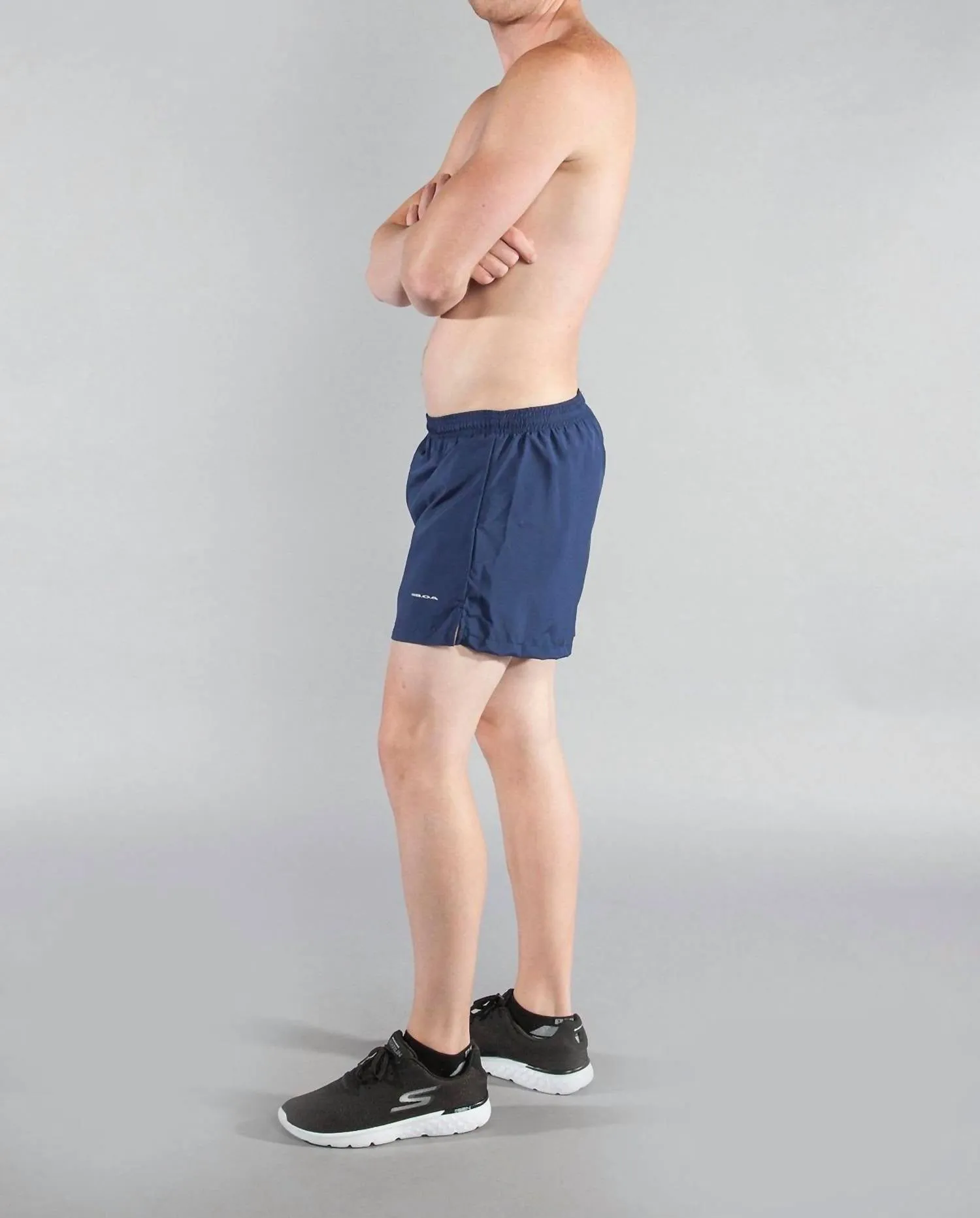 3.75" V-Notch Running Short In Navy