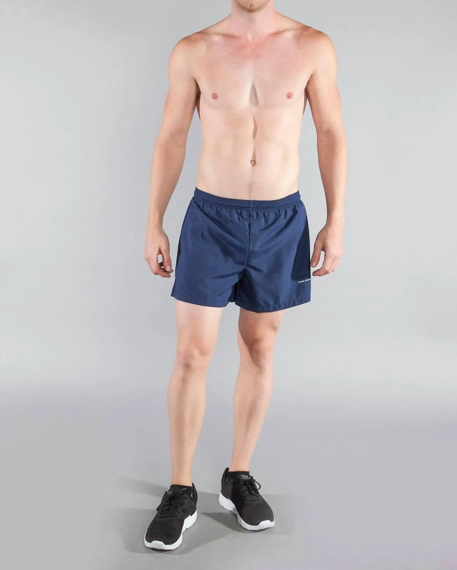 3.75" V-Notch Running Short In Navy