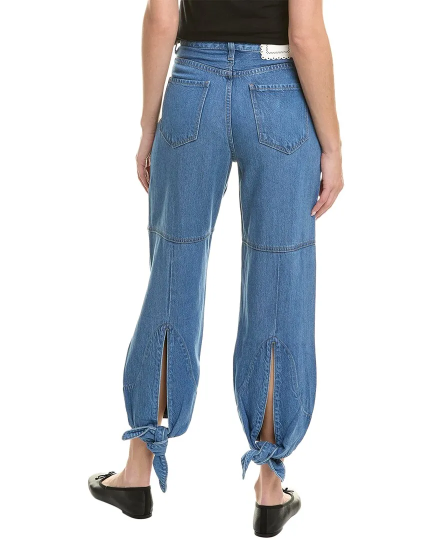 7 For All Mankind Bow Tie Pant Tulip Jean