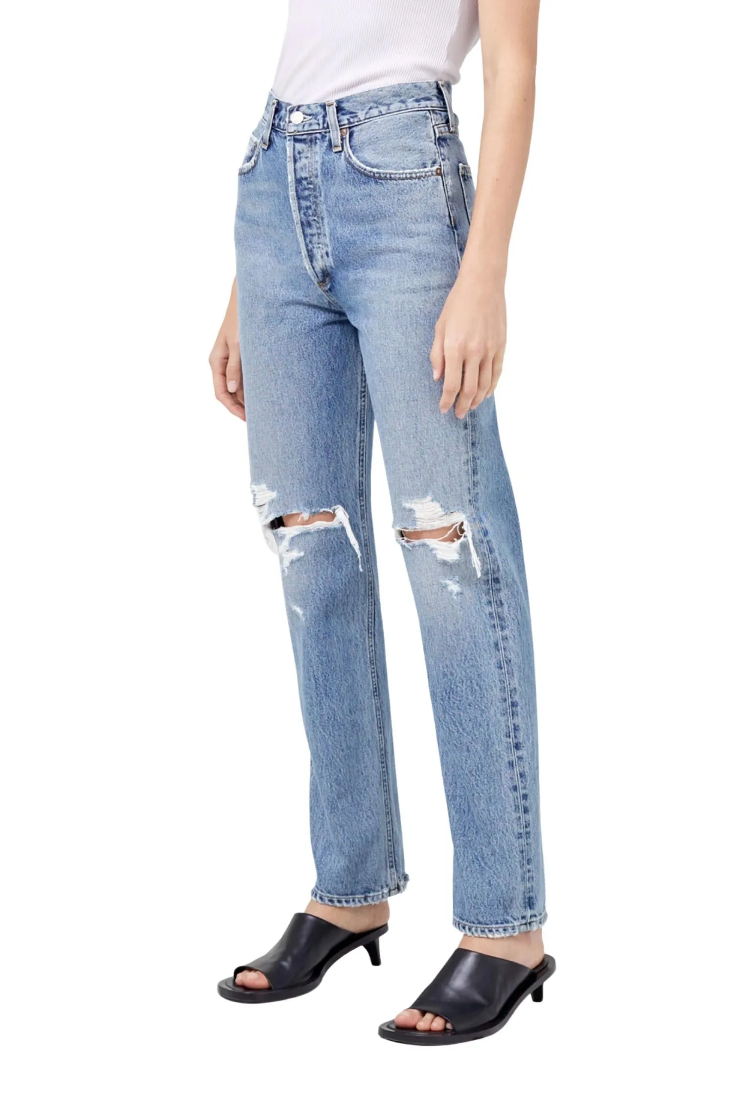 90's Pinch Waist Jeans In Rule