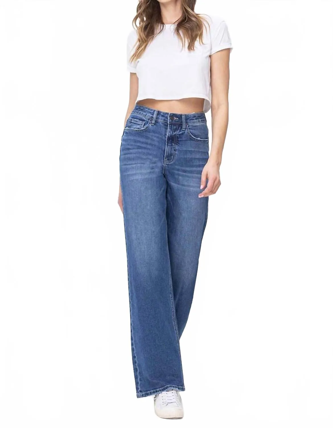 90's Vintage Loose Fit Jeans In Accomplished