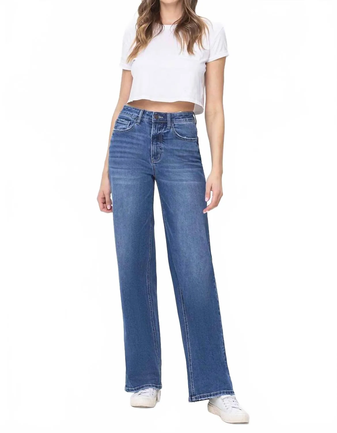 90's Vintage Loose Fit Jeans In Accomplished