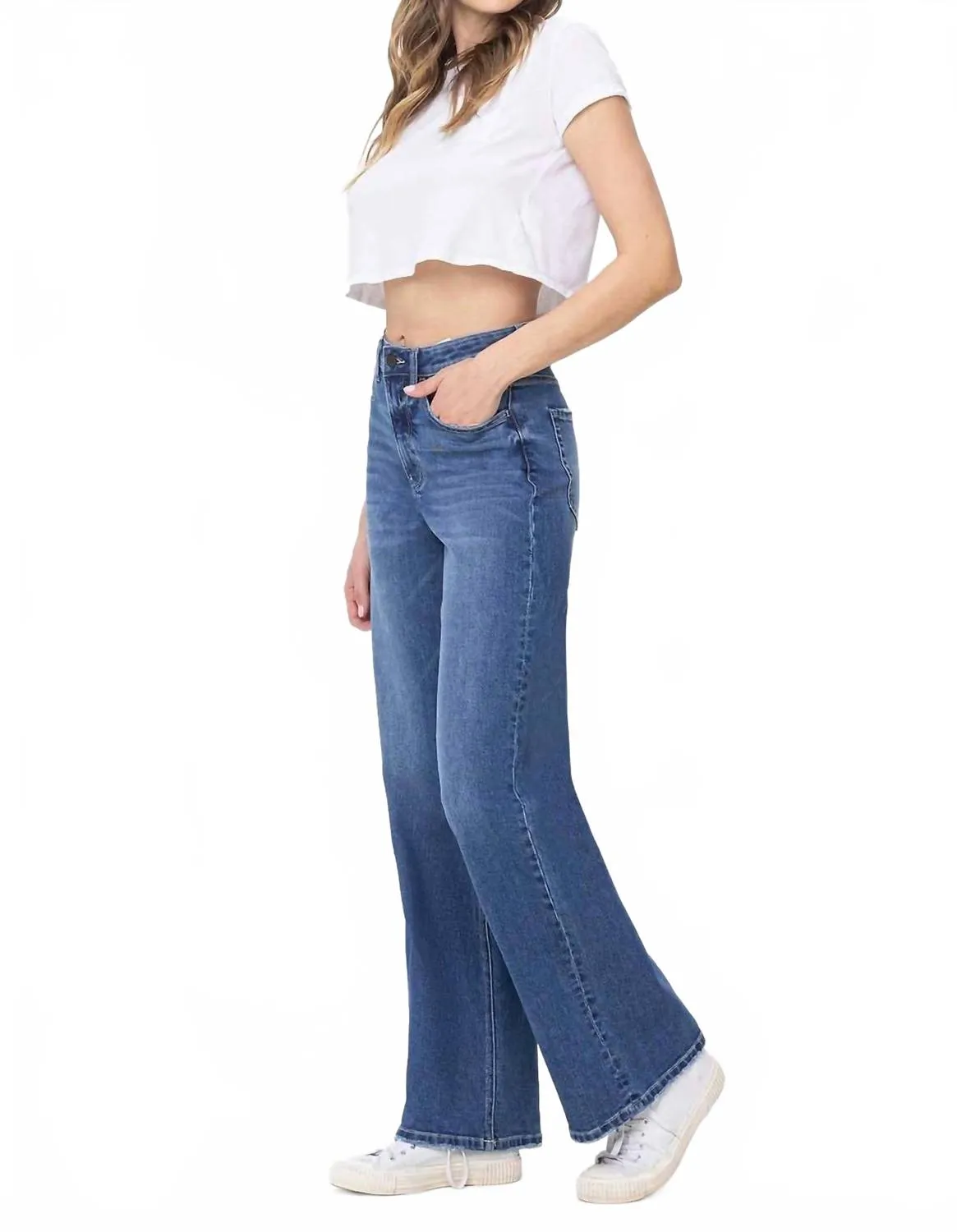 90's Vintage Loose Fit Jeans In Accomplished