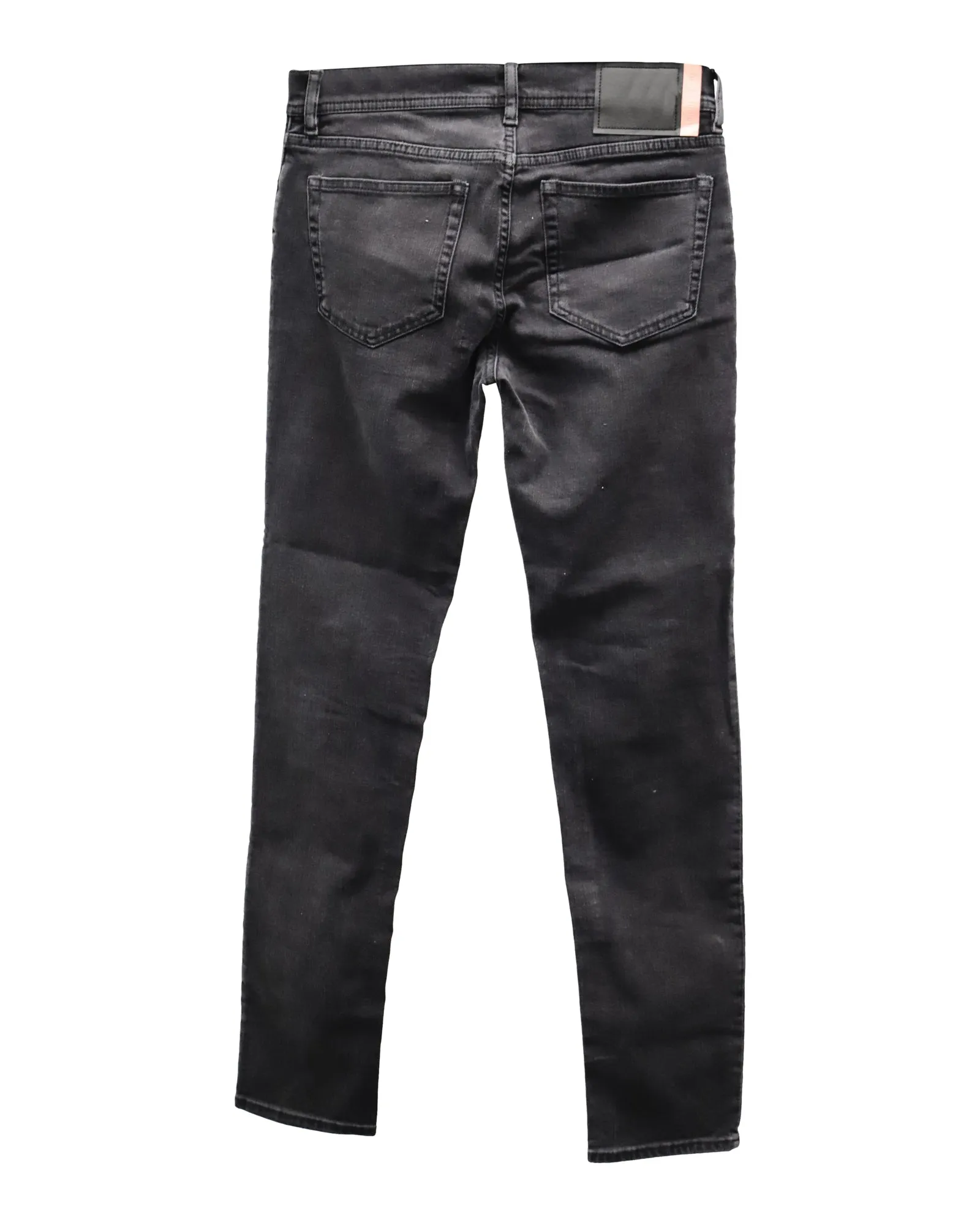 Acne Studios North Slim Fit Jeans in Black Cotton