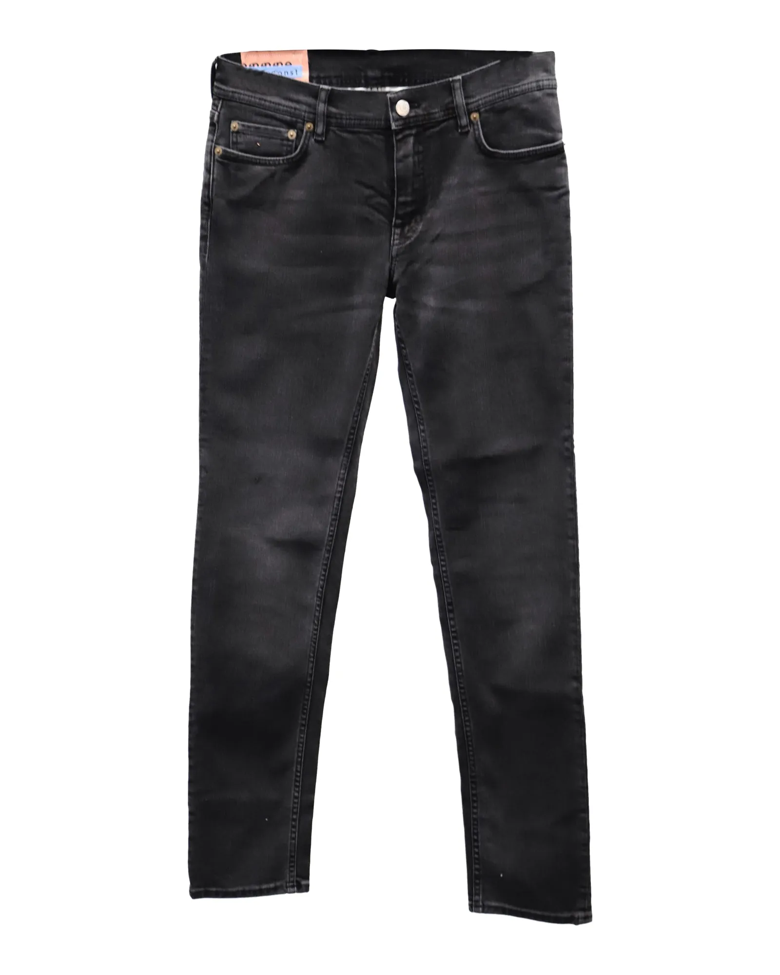 Acne Studios North Slim Fit Jeans in Black Cotton