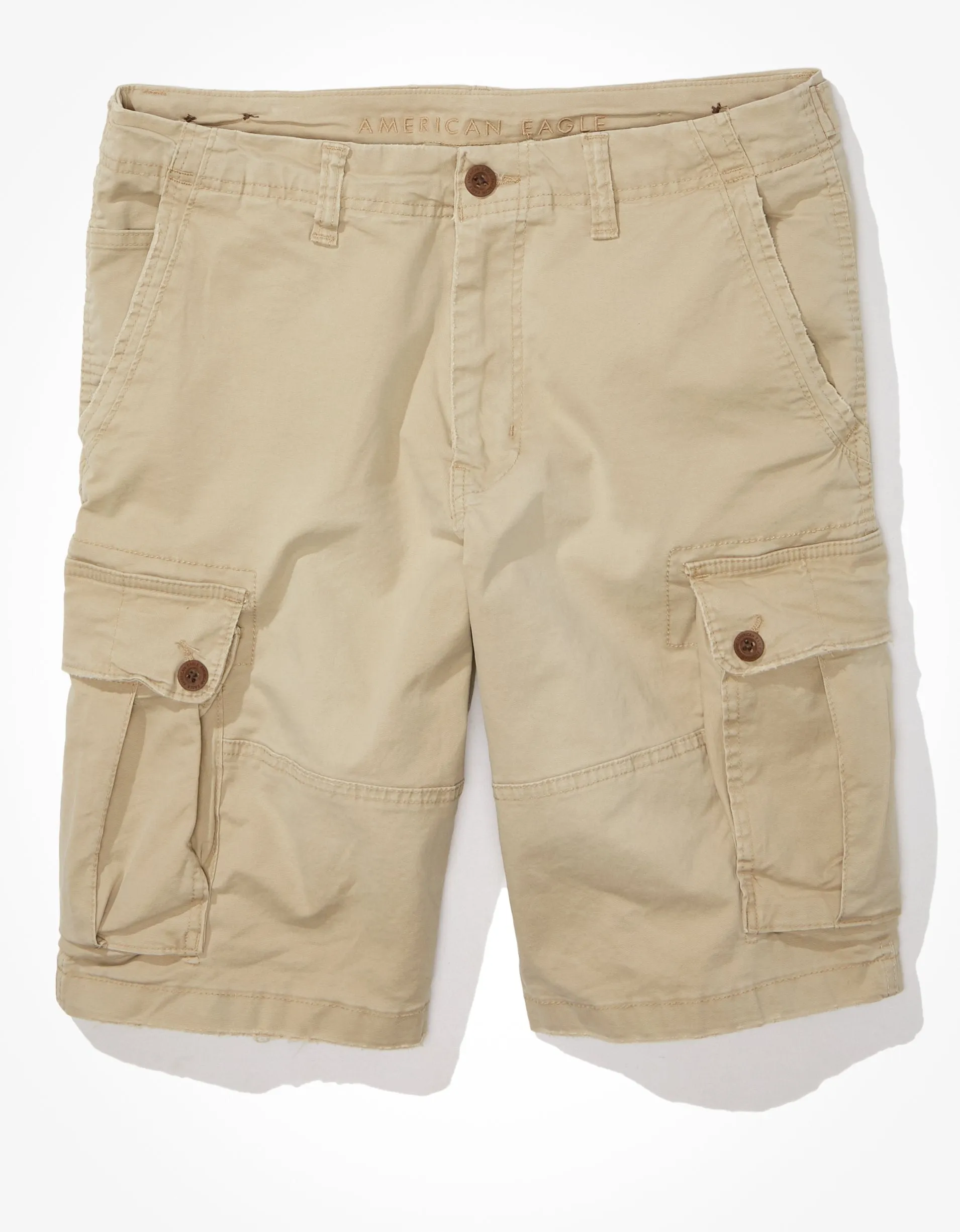 AE Flex 12" Lived-In Longer Length Cargo Short