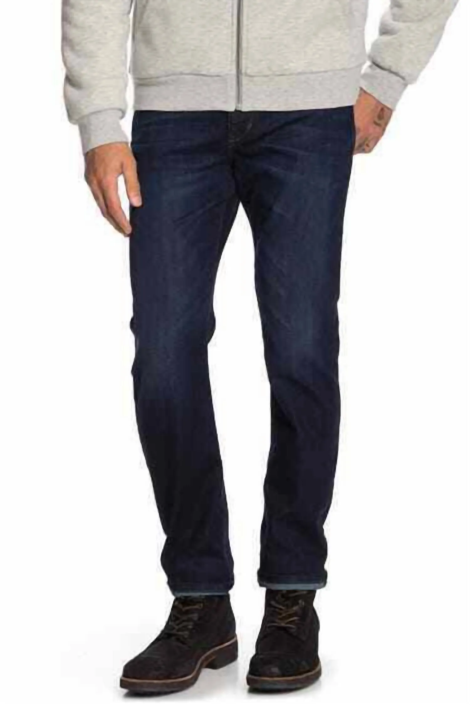 Aero Slim Fit Denim Stretch Jeans In Dark Wash