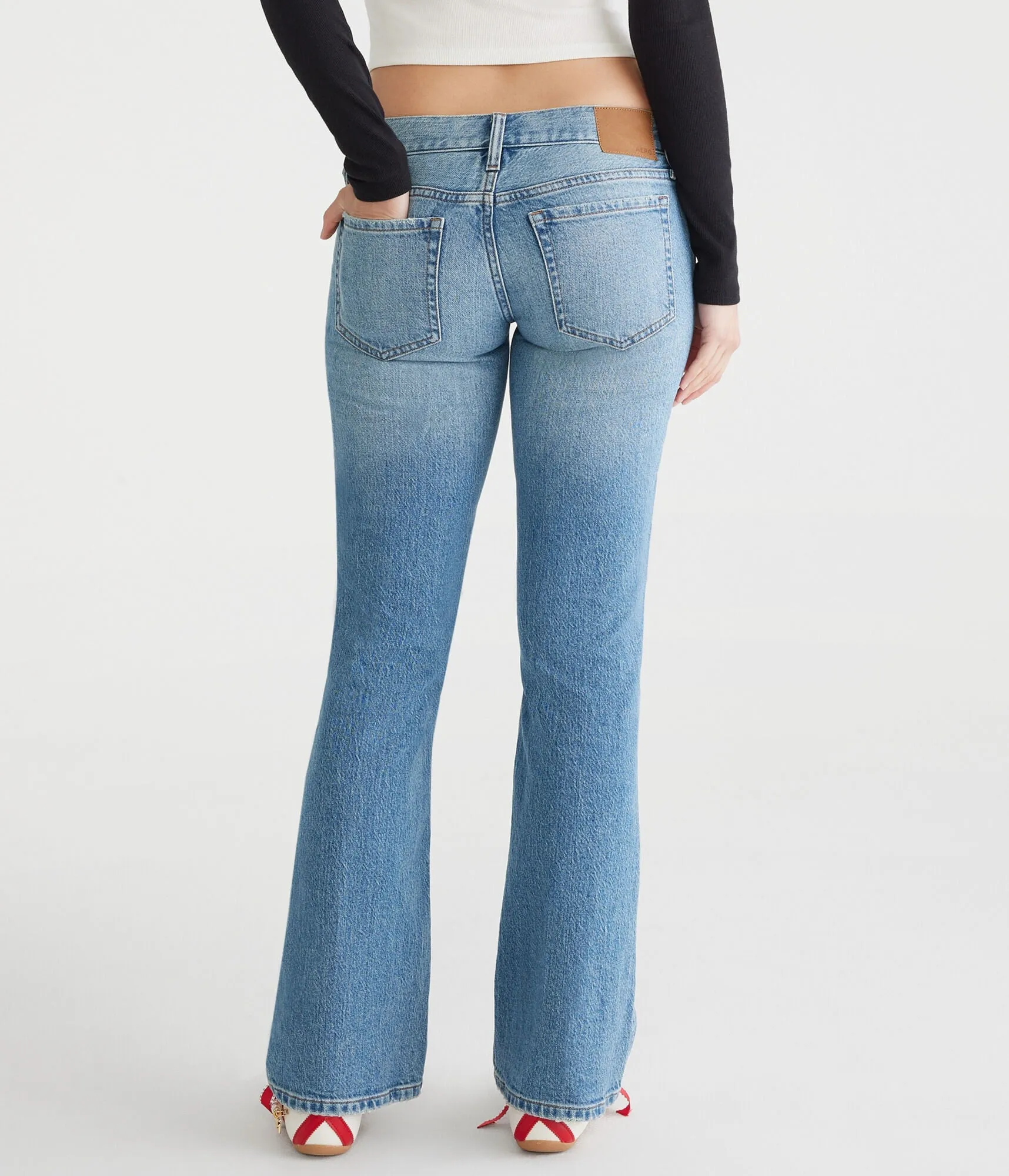 Aeropostale Super Low-Rise Flare Jean