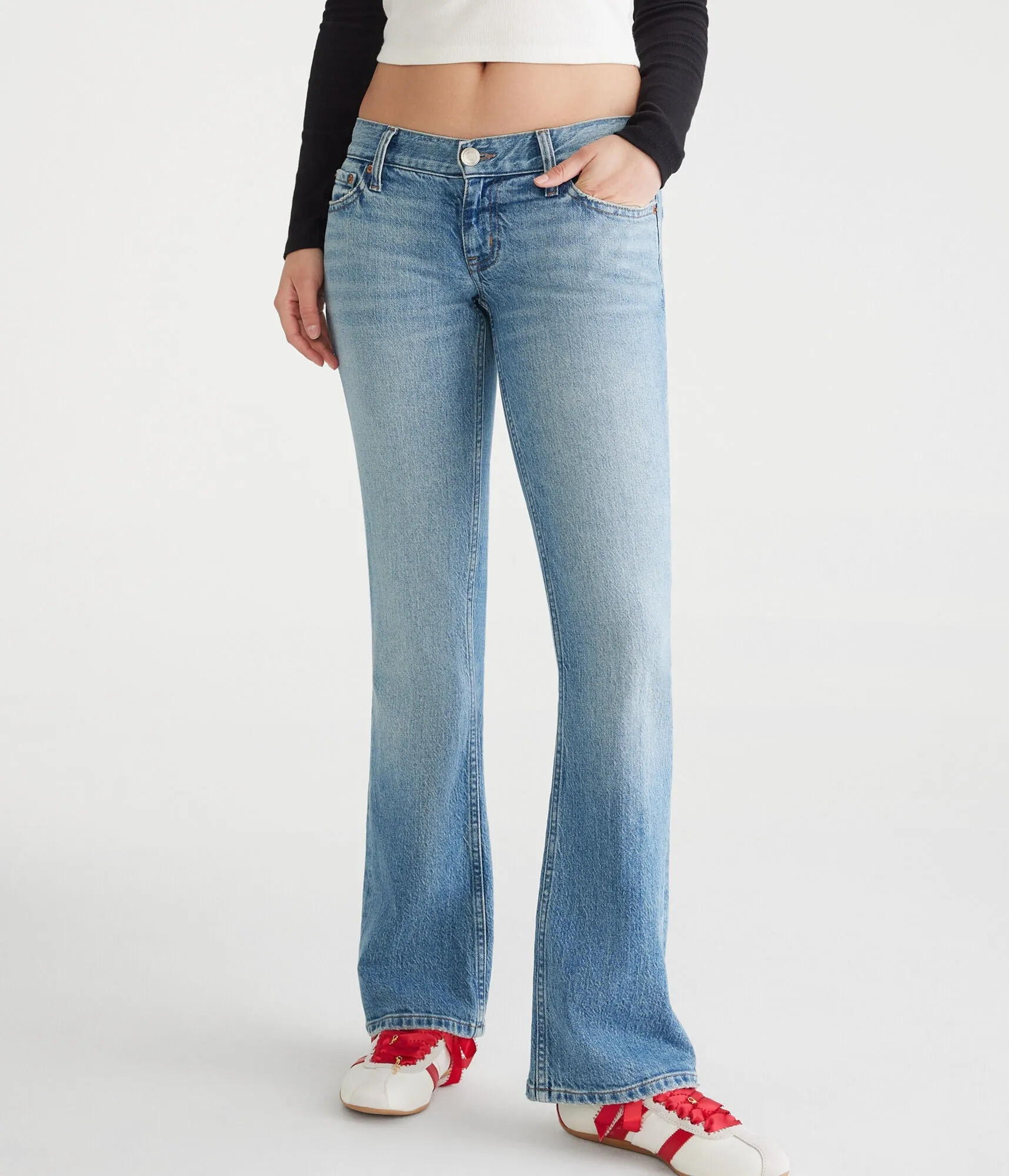 Aeropostale Super Low-Rise Flare Jean