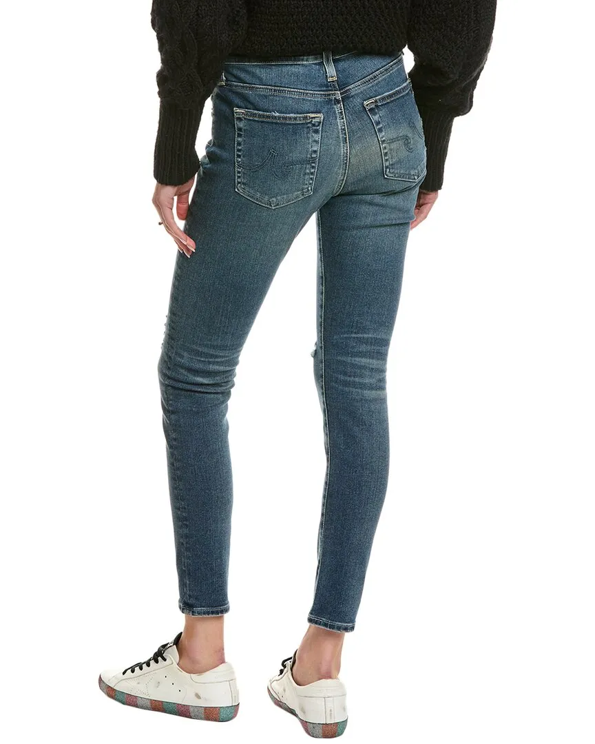 AG Jeans Farrah 15 Years Mural High-Rise Skinny Jean