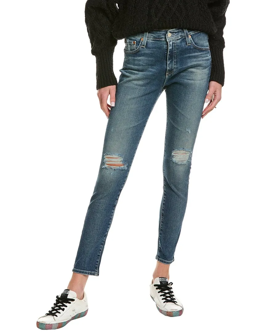 AG Jeans Farrah 15 Years Mural High-Rise Skinny Jean