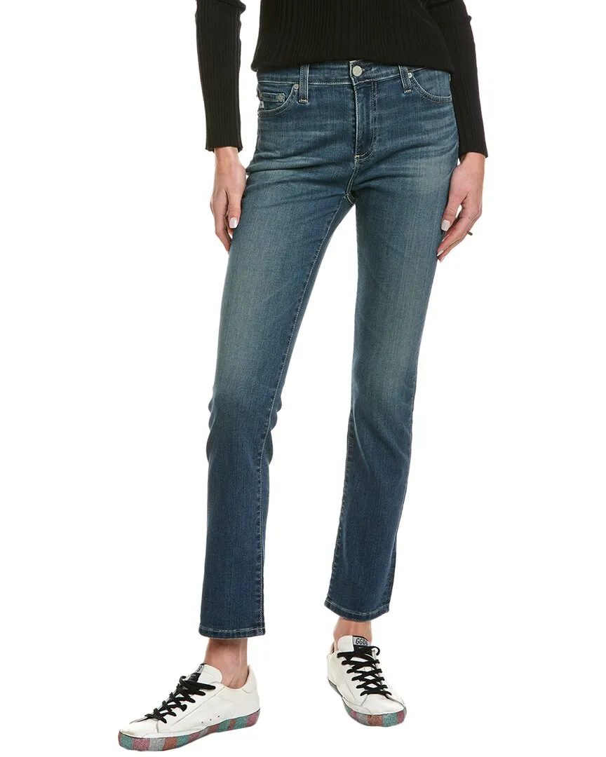 AG Jeans Mari 7 Years Baron High-Rise Slim Straight Jean