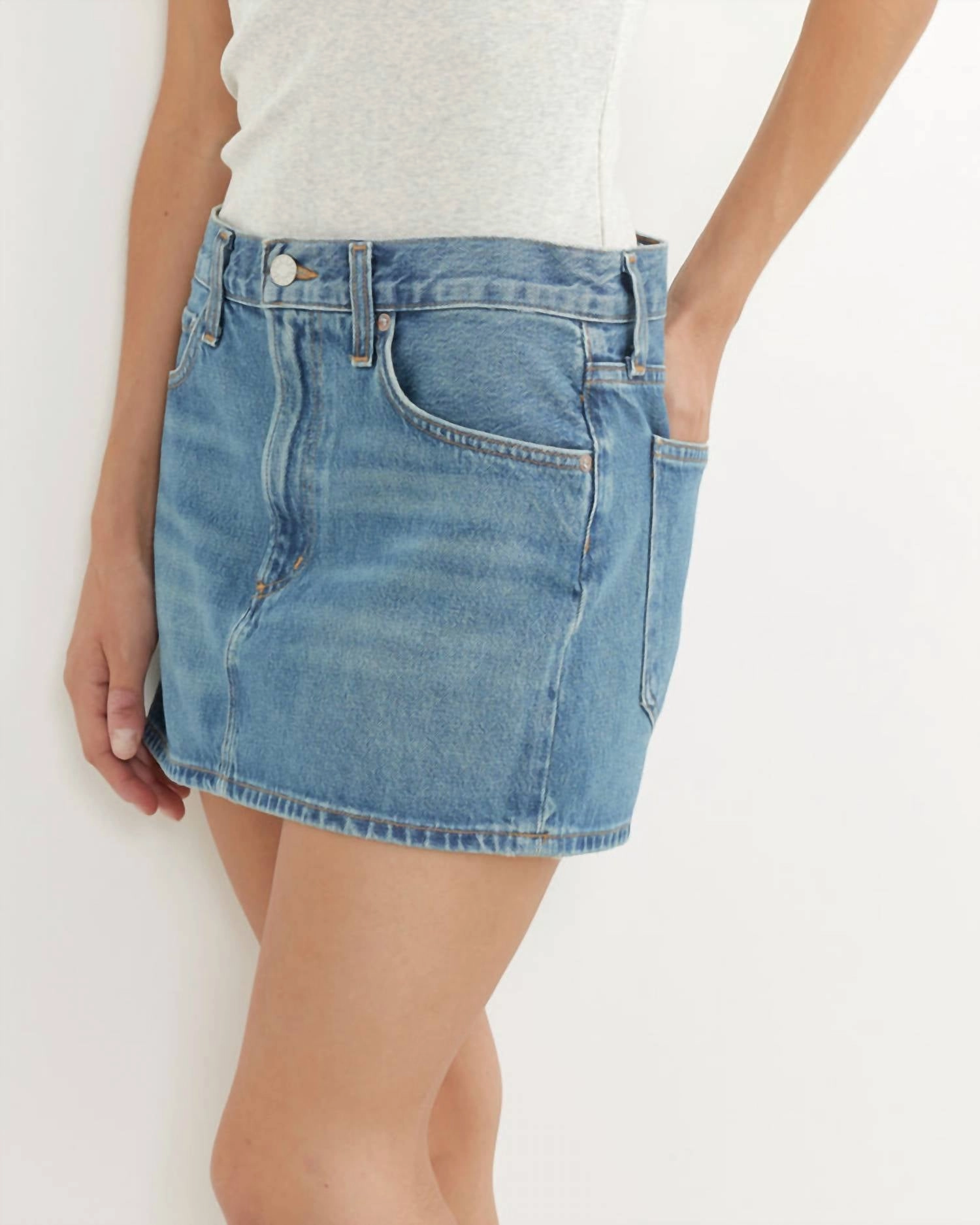 Alek Mini Skirt In Dwell