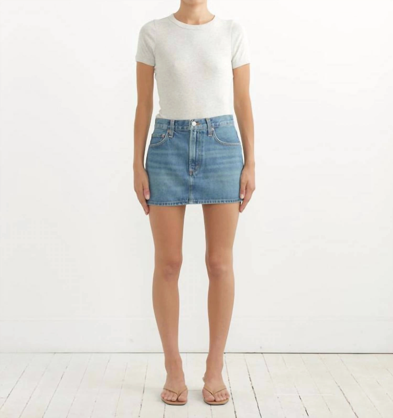Alek Mini Skirt In Dwell