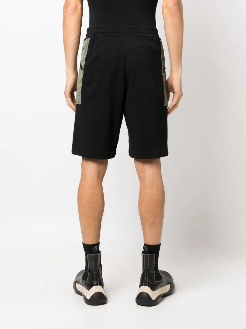 Alexander Mcqueen Men's Two-Tone Elasticated Track Shorts