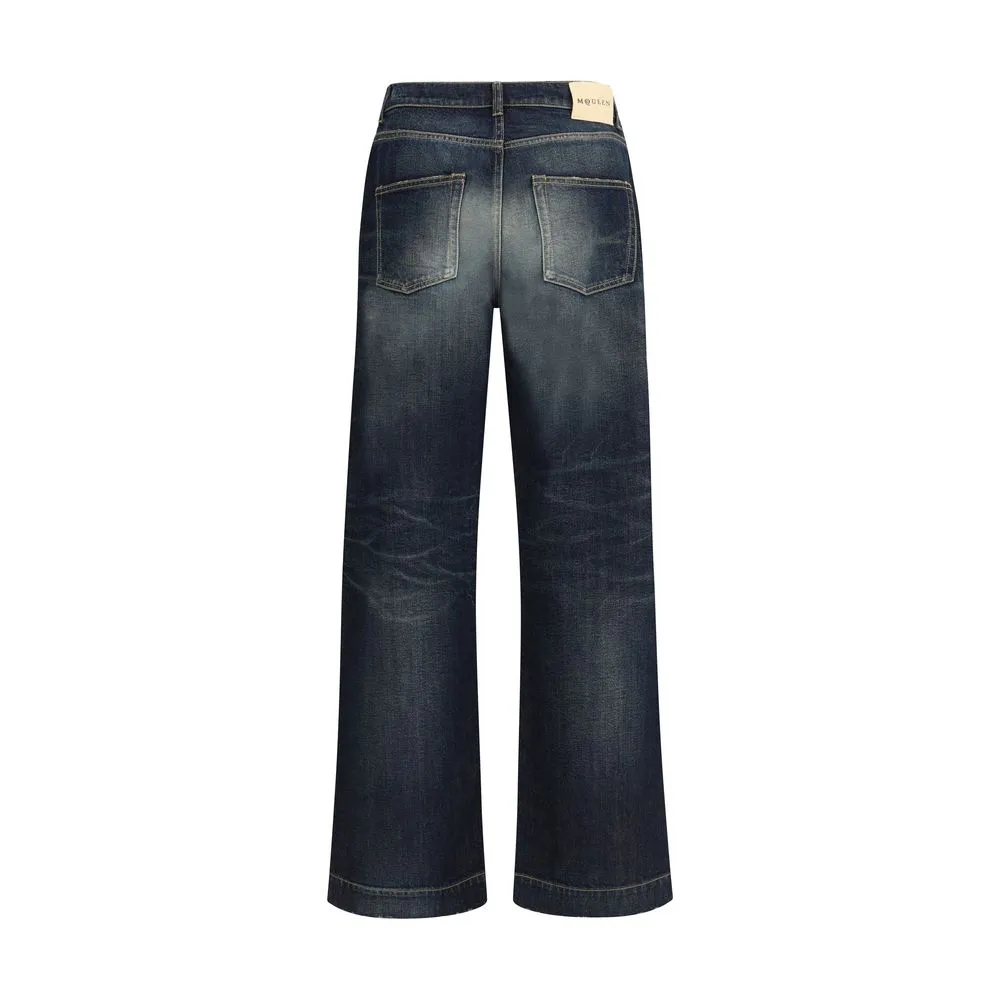 Alexander McQueen Vintage effect Men's Jeans