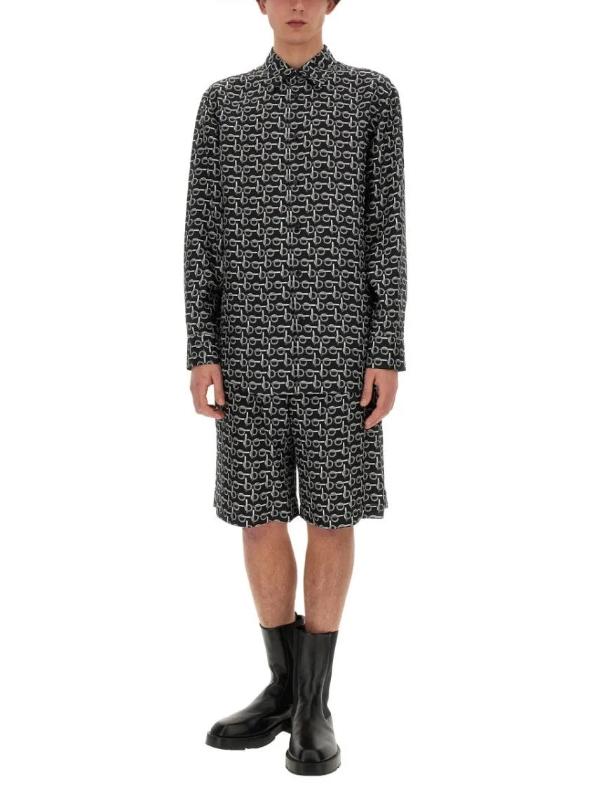 All Over Print Bermuda Shorts