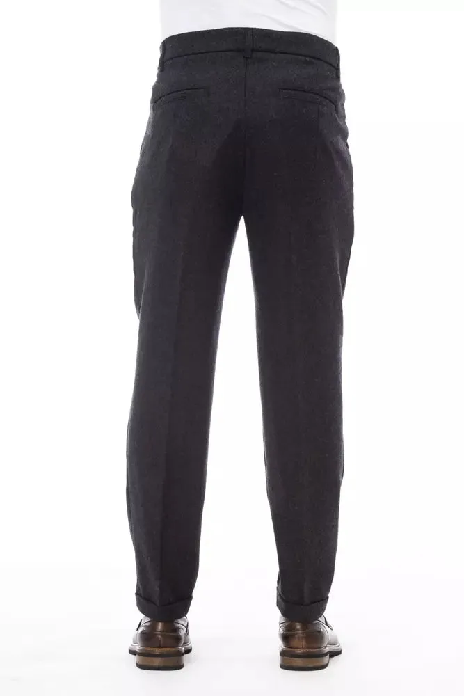 Alpha Studio Wool Men Men's Pant