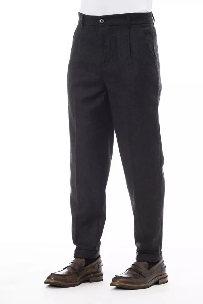 Alpha Studio Wool Men Men's Pant
