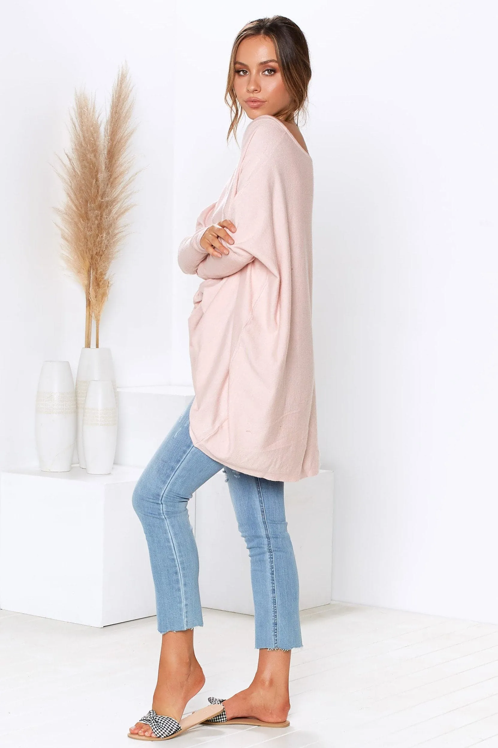 Amalia Knit Top - Blush