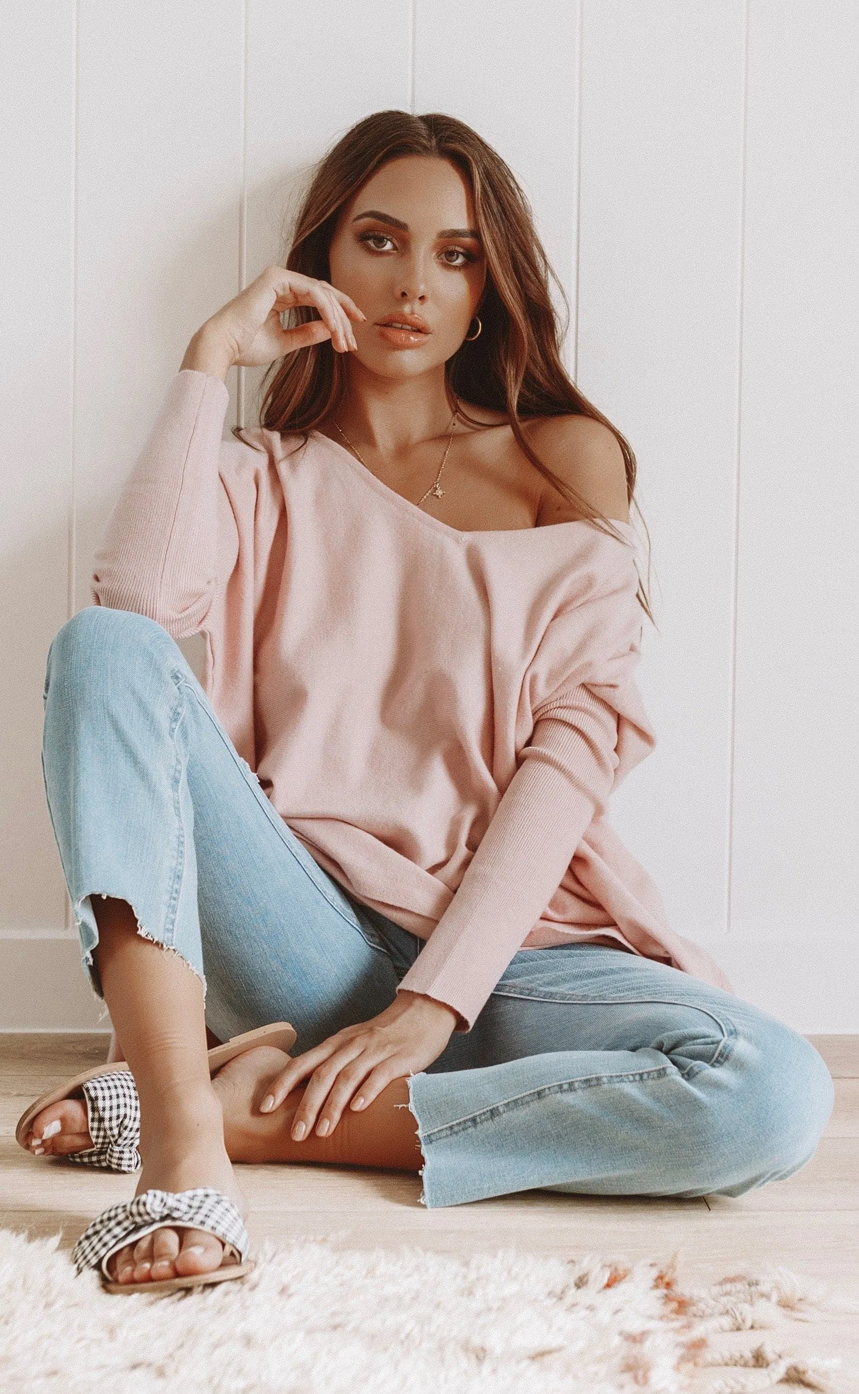 Amalia Knit Top - Blush