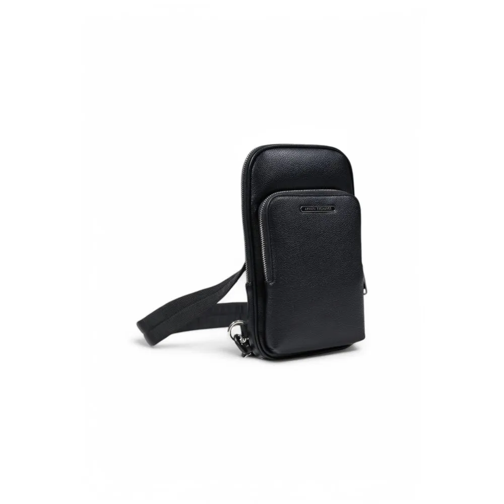 Armani Exchange Black Polyester Backpack