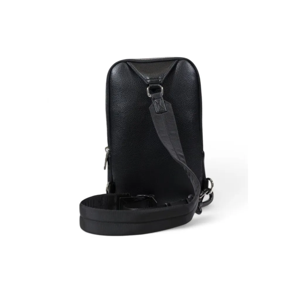 Armani Exchange Black Polyester Backpack