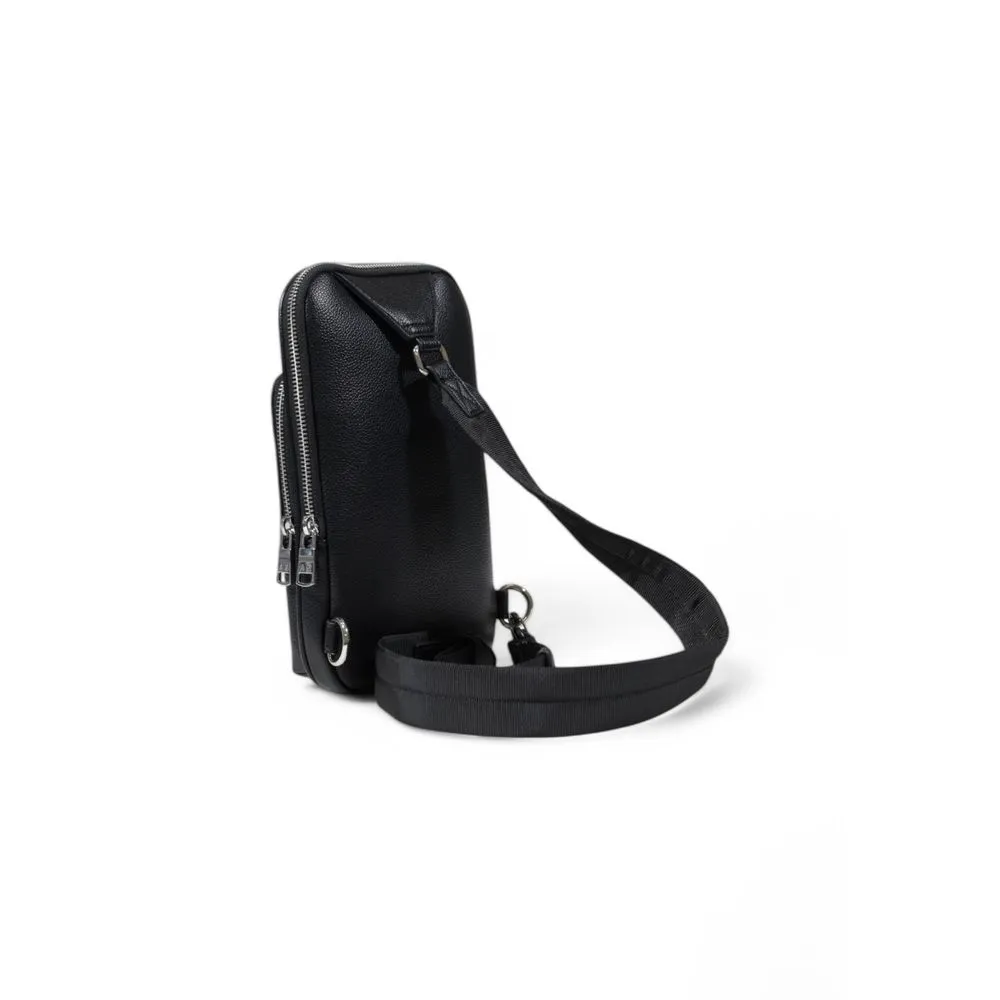 Armani Exchange Black Polyester Backpack