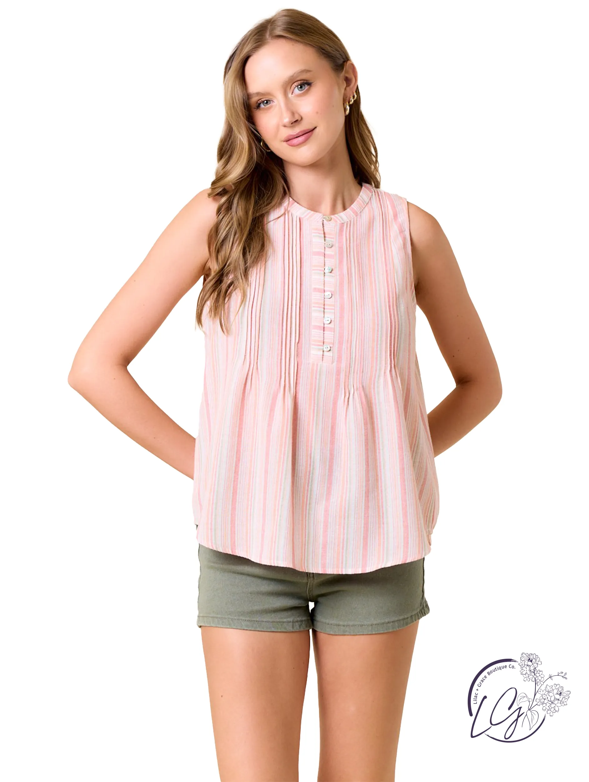 Bask in Stripes Top