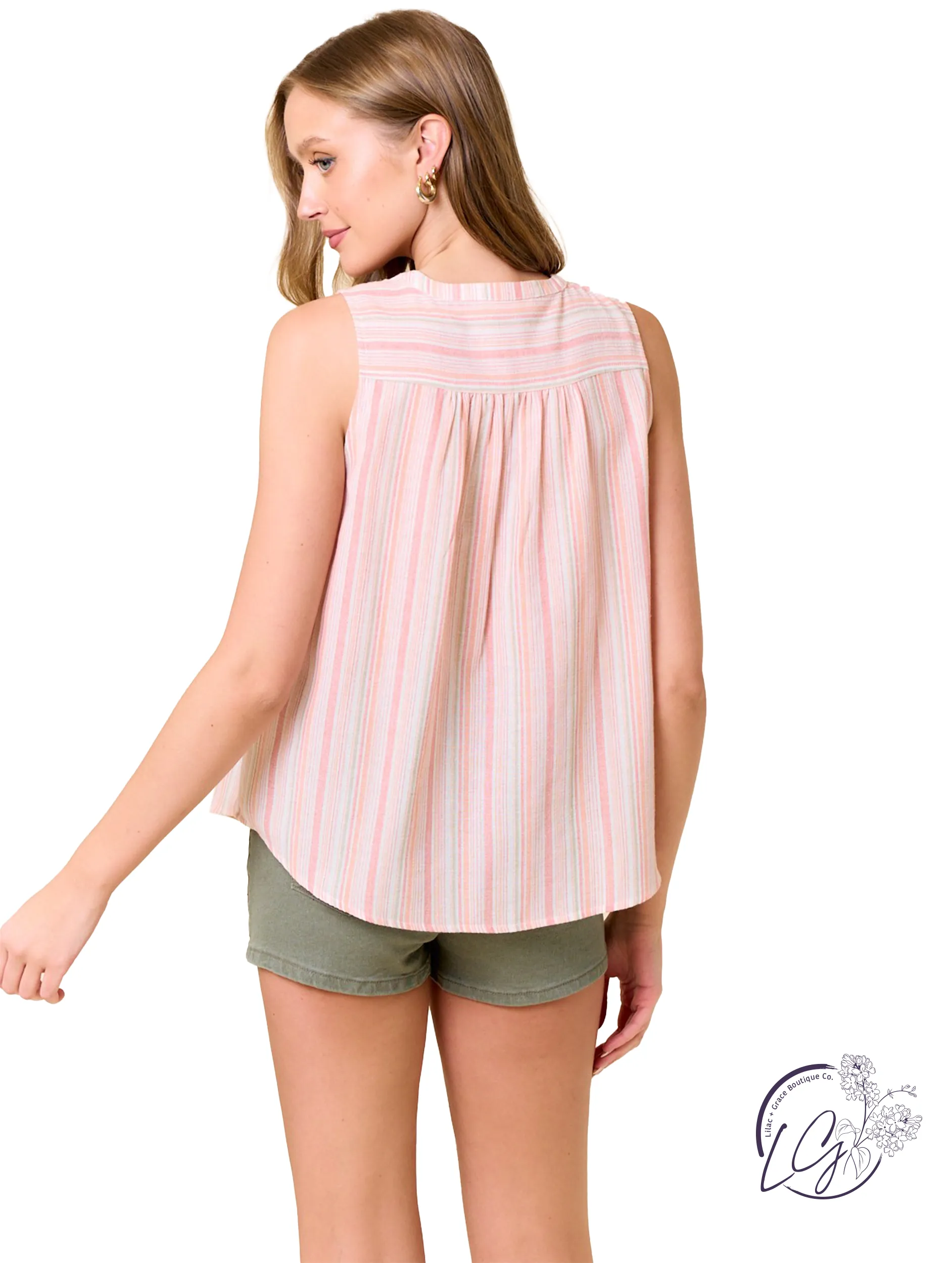 Bask in Stripes Top