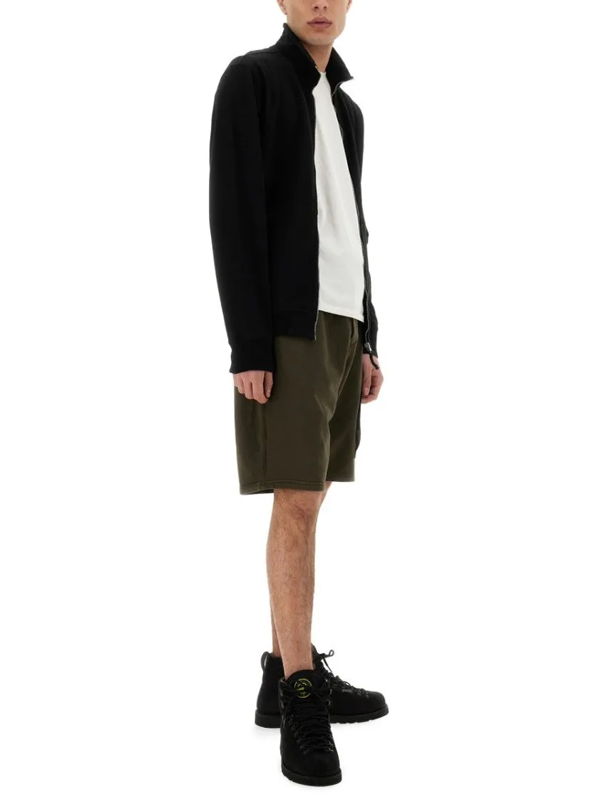 Bermuda Cargo Shorts With Elastic Waistband