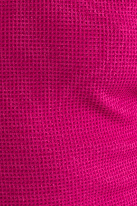 Berry Blaze Knit Crop Tank Top
