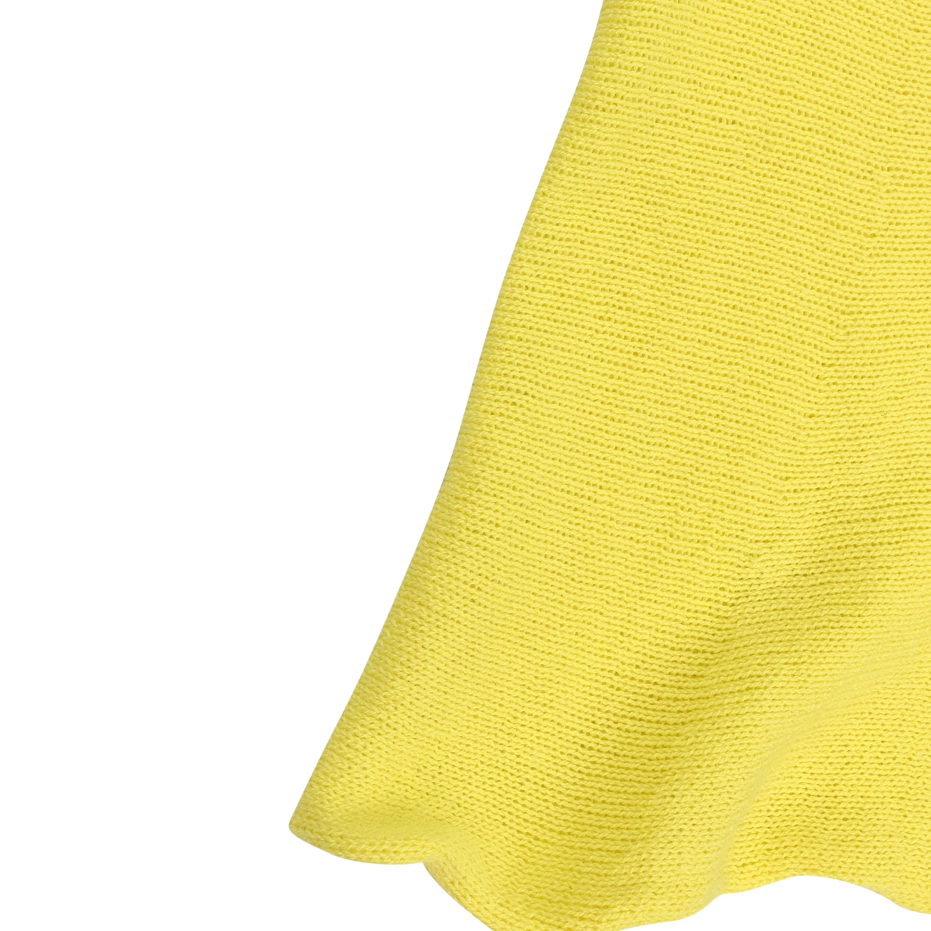 BETROTHED YELLOW MINI SKIRT