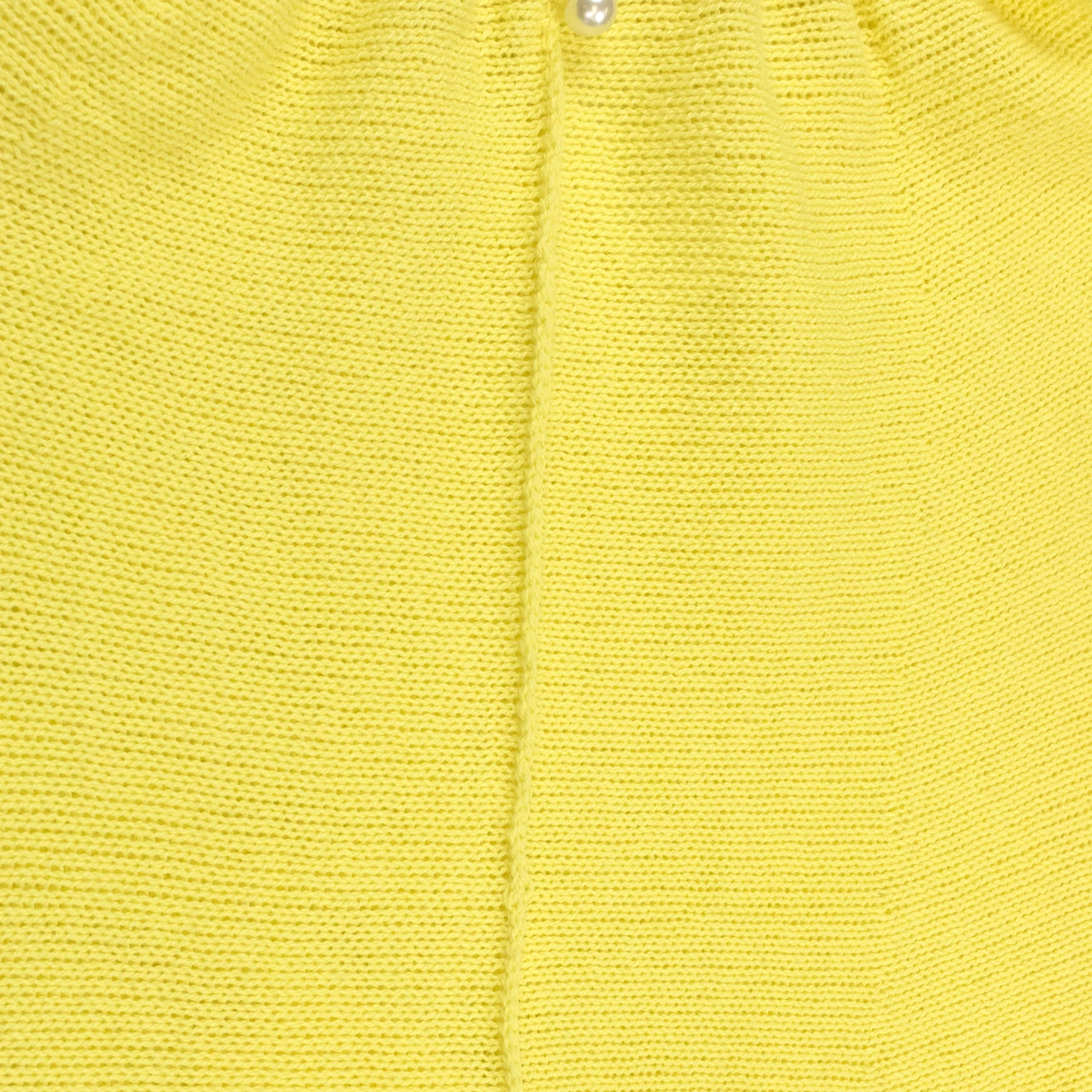 BETROTHED YELLOW MINI SKIRT