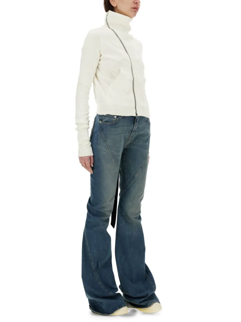 Bias Bootcut" Denim Pants