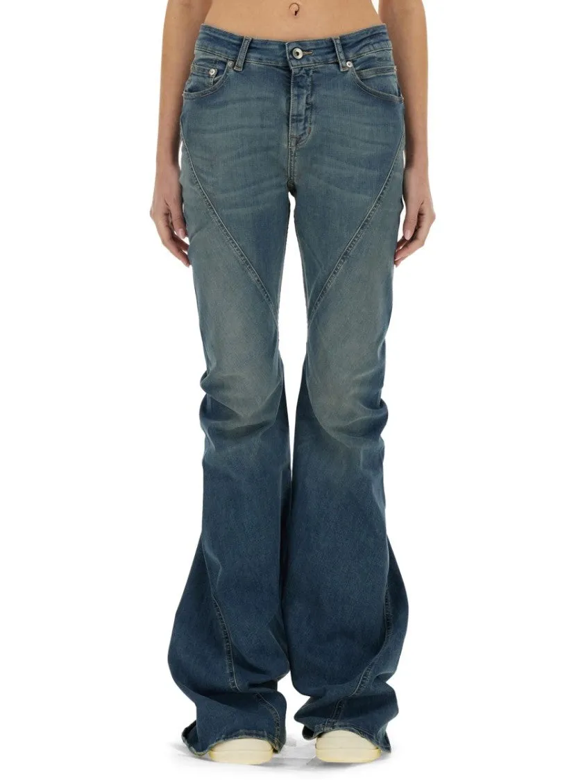 Bias Bootcut" Denim Pants