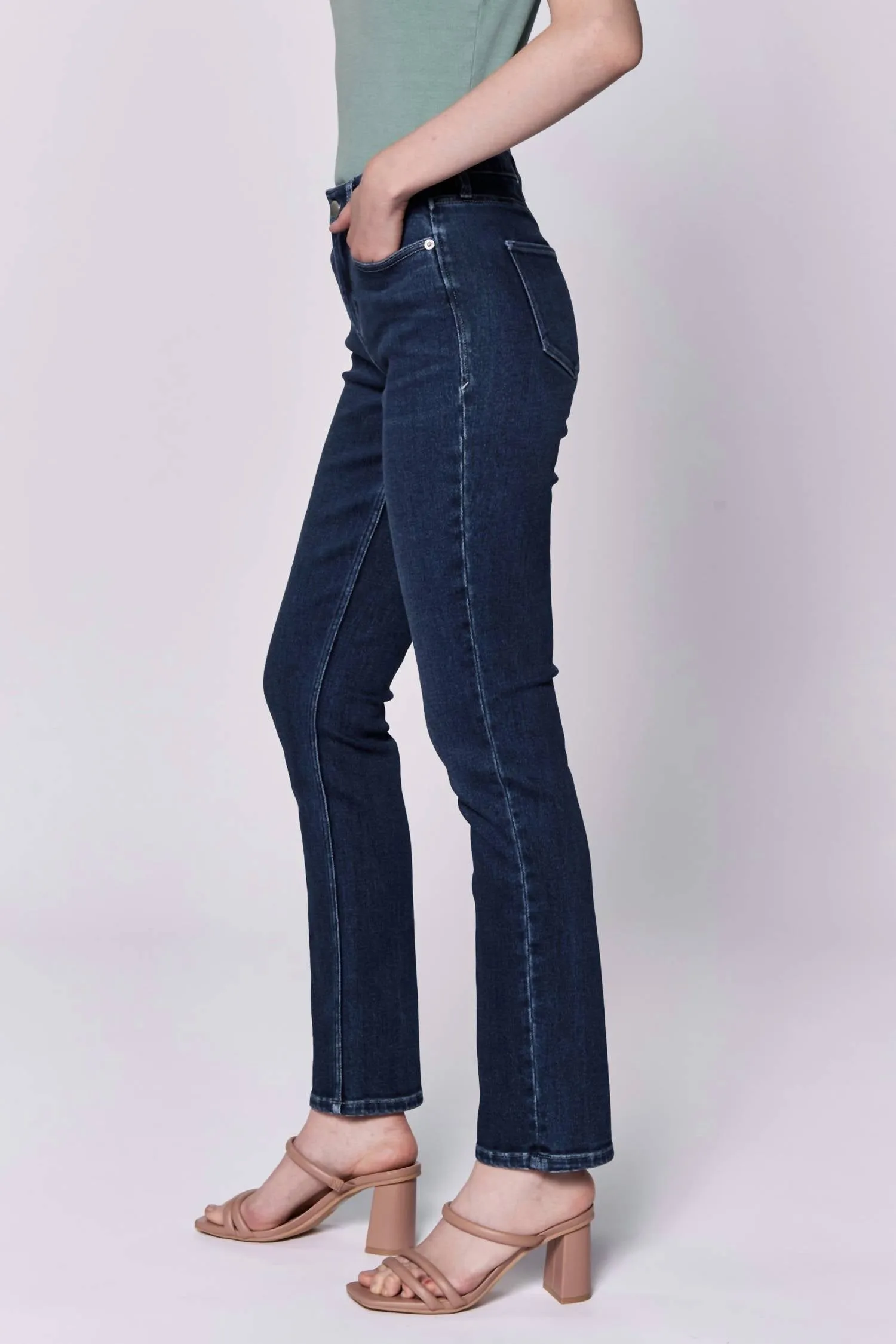 Blaire Slim Straight Jeans In Riviera