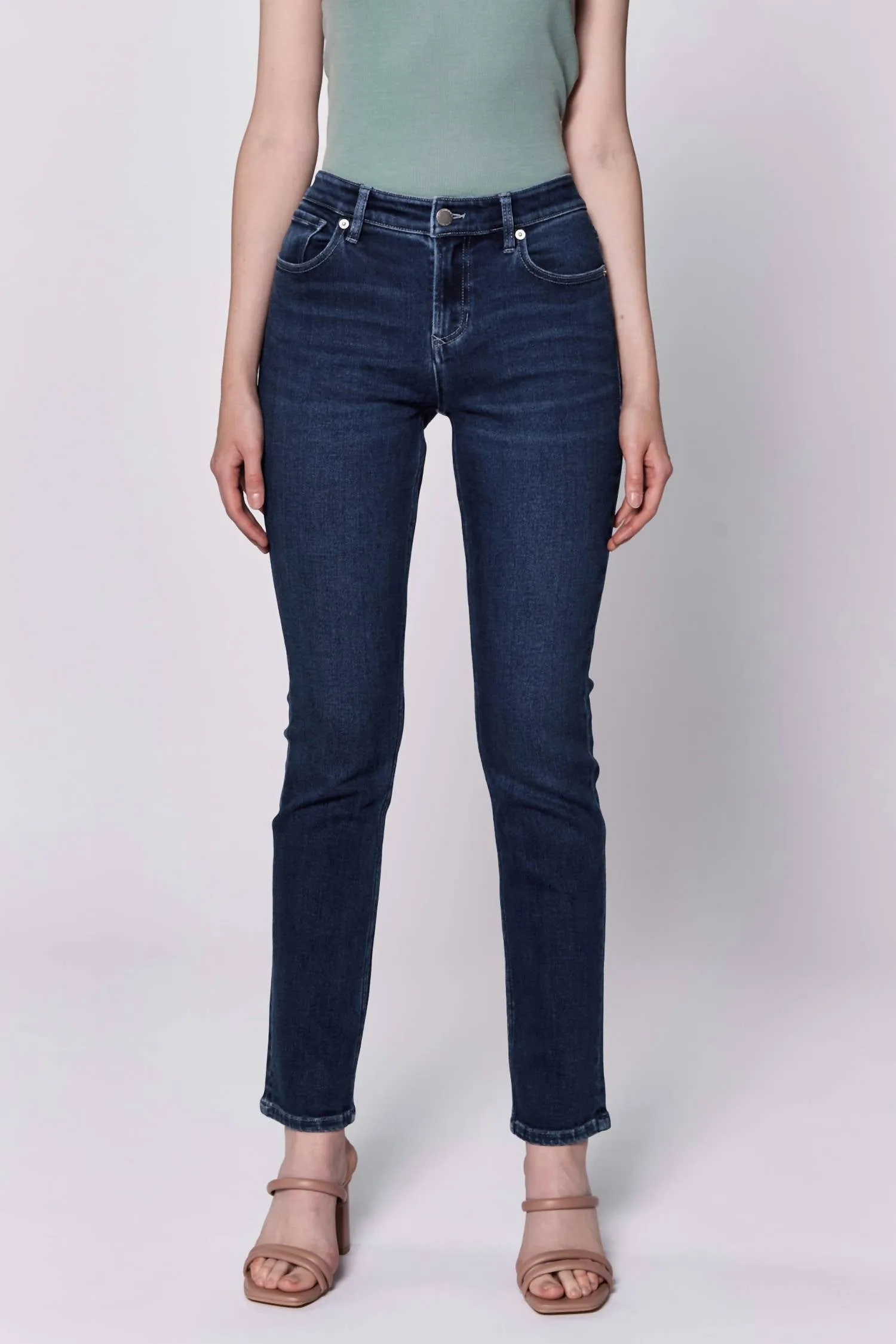 Blaire Slim Straight Jeans In Riviera