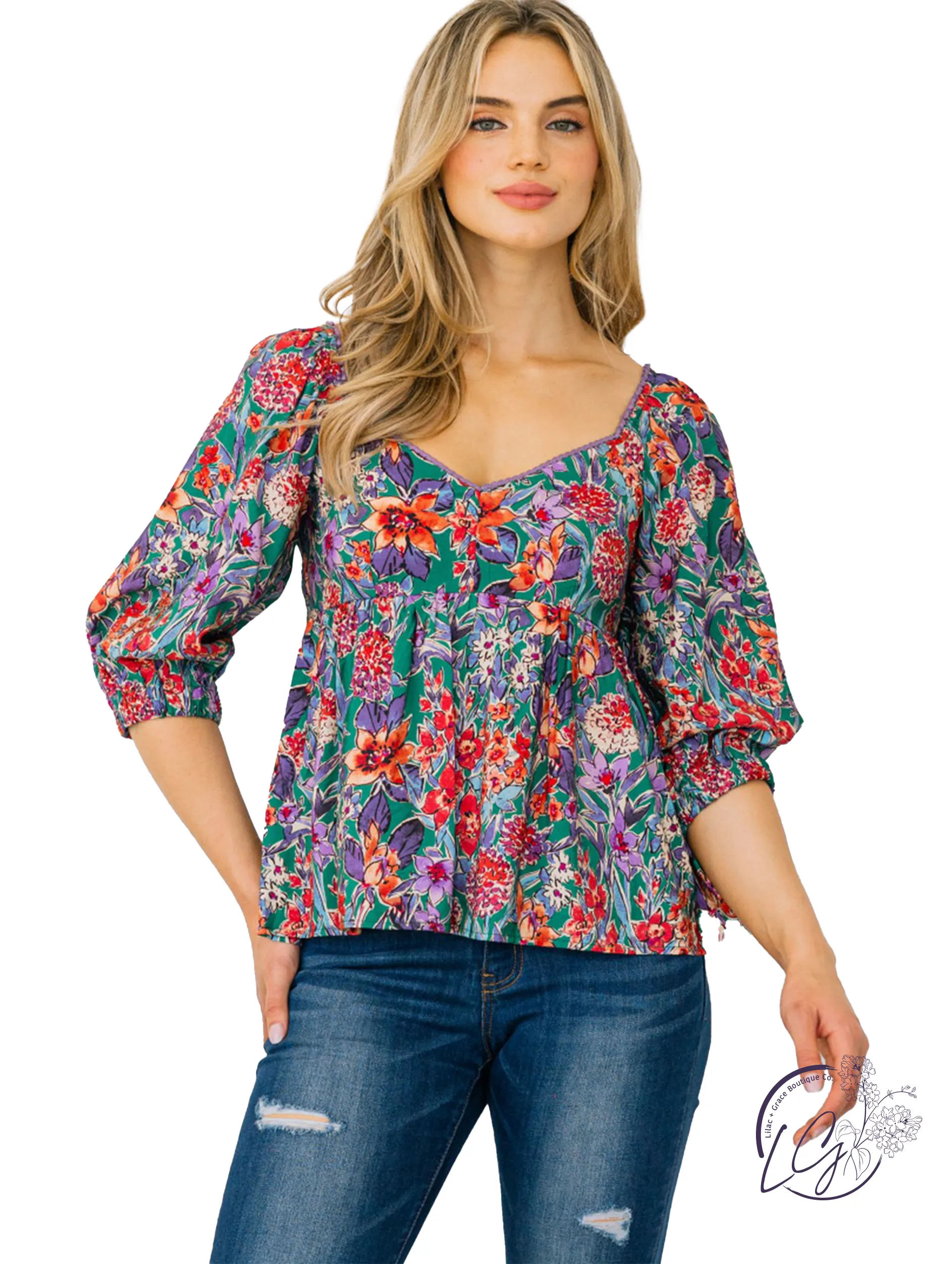 Blossom Sweetheart Top