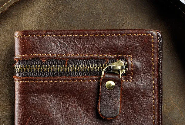 Blue Leather Chest Bag For Men Cool Leather Sling Bag Mens Sling Crossbody Backpack