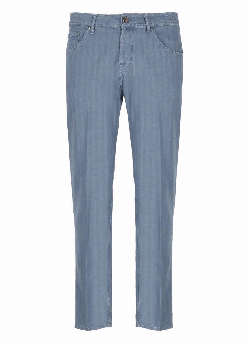 Blue Cotton Jeans