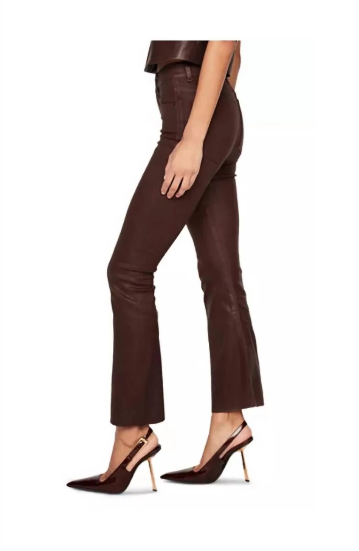 Bridget Instasculpt 27" Bootcut Jeans In Walnut Coated