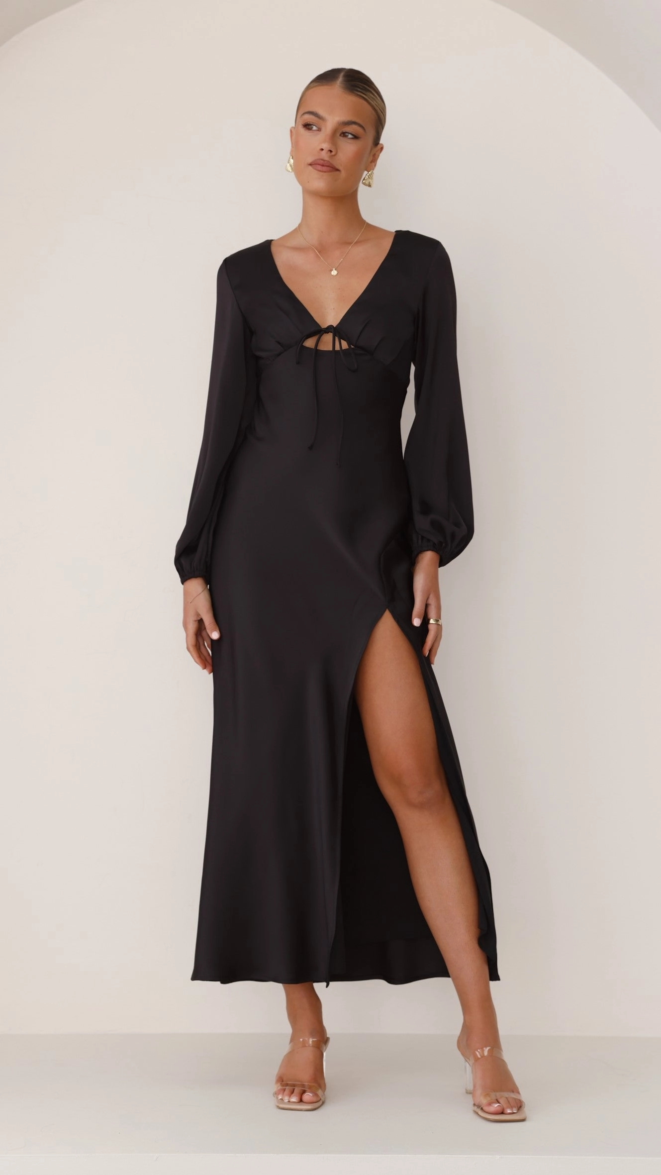 Brigitte Maxi Dress - Black