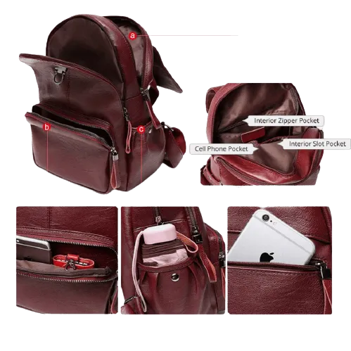 Brunela Leather backpacks
