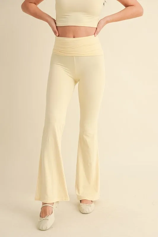 Butter Soft Foldover Flare Pants