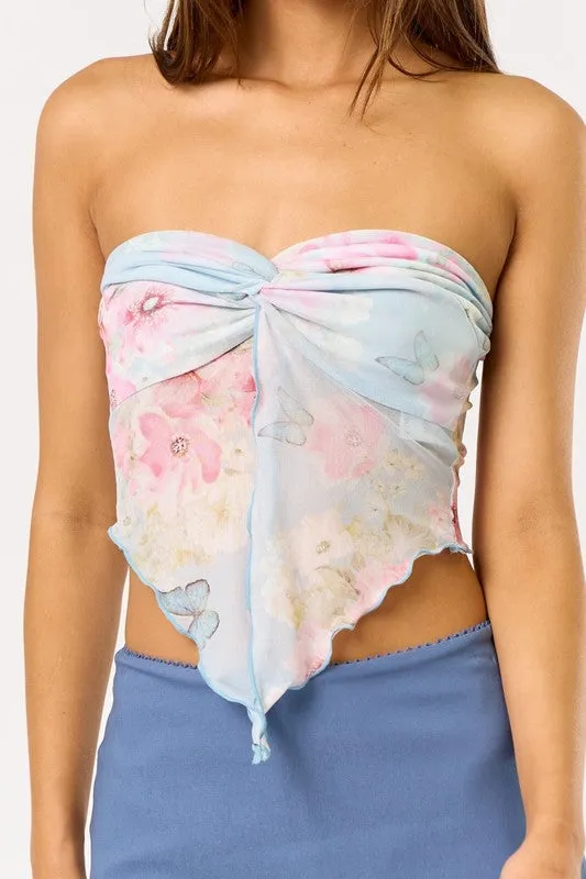 Butterfly Kisses Scarf Top